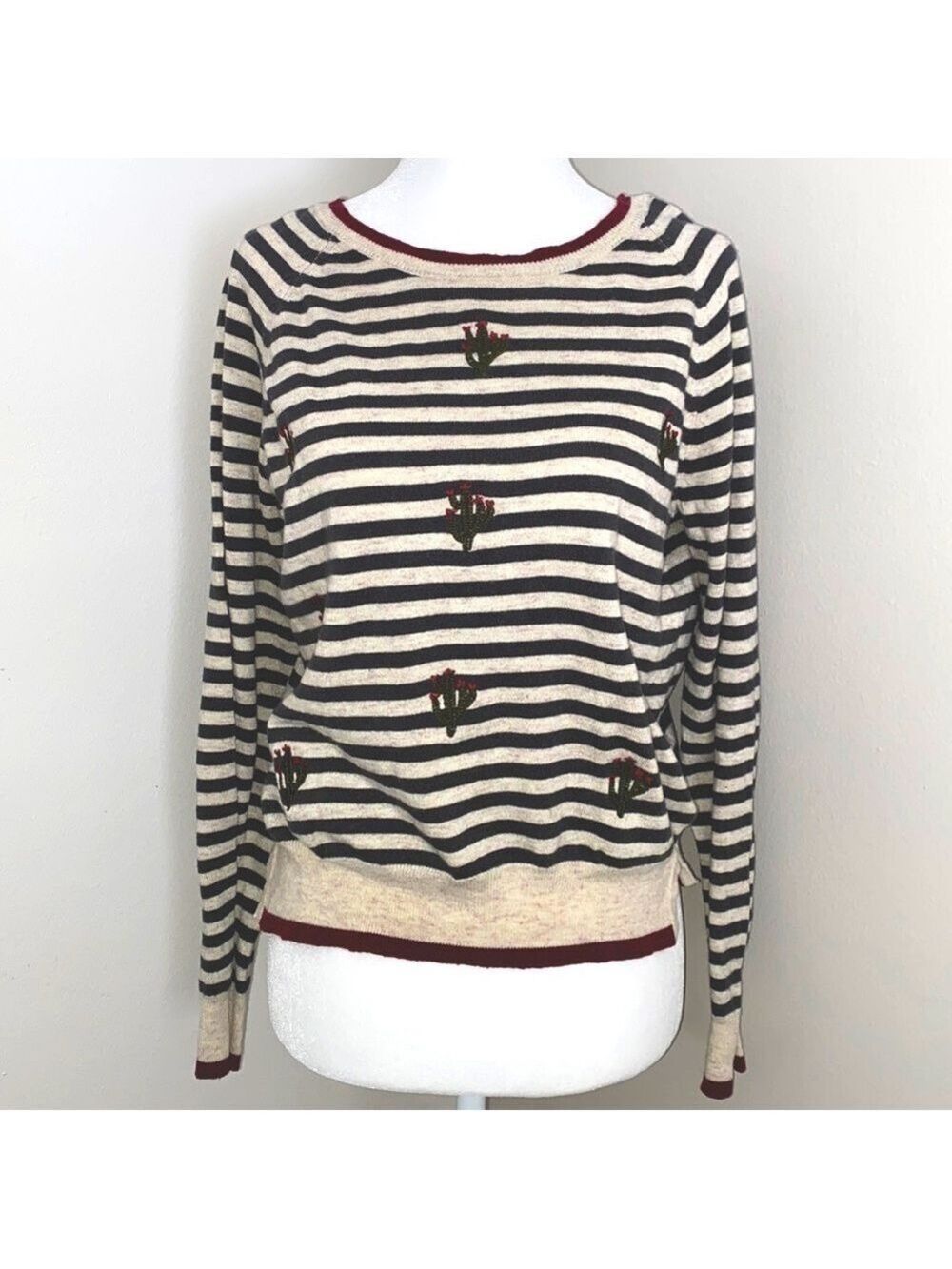 Ariat cactus embroidered light sweater